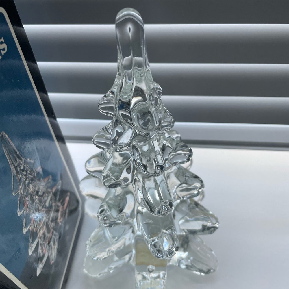 Vintage Nantucket Glass Christmas Tree Figurine